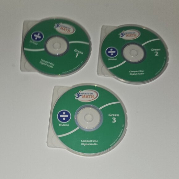 Hooked on Math Division Kit Poster Guide Workbook CDs Coins Money Tokens Spinner - Picture 10 of 15